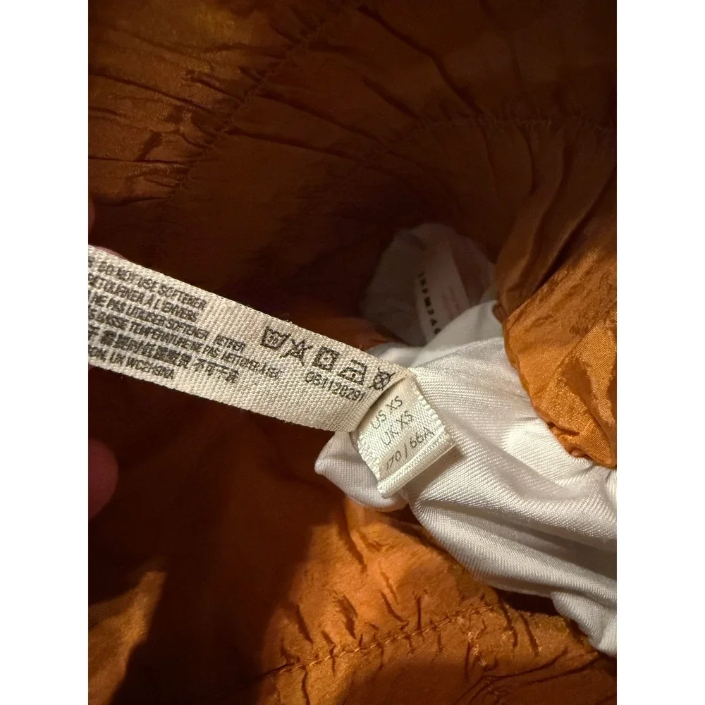 Free People Movement Way Home Shorts Size XS Orange High Rise Active Running Gym